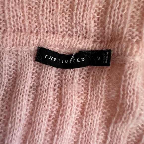 Y2k 90s The Limited Baby Pink Off The Shoulder Top Size S - Picture 7 of 8